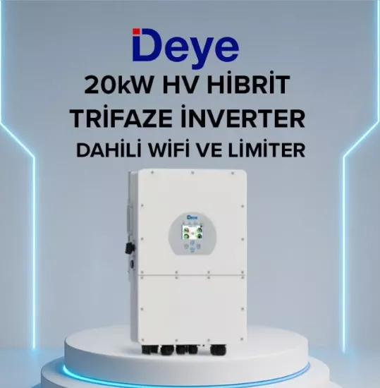 Deye 20 Kw Hibrit Trifaze İnverter Hv