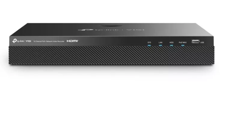 Tp-link Vigi Nvr2016h-16mp 16 Kanal 140w Poe 4k 2 Sata H265+ Onvif Nvr Kayit Ci̇hazi