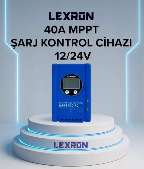 Lexron 40 Amper Mppt Şarj Kontrol Cihazı