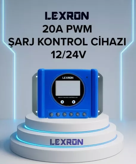 Lexron 20 Amper Pwm Şarj Kontrol Cihazı