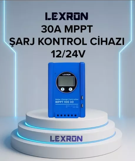 Lexron  30 Amper Mppt Şarj Kontrol Cihazı  