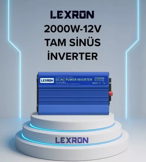 Lexron 2000 Watt 12 Volt Tam Sinüs İnverter