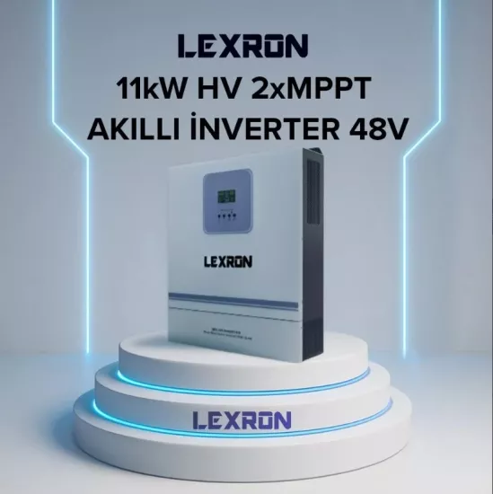 LEXRON 11KW HV 2XMPPT AKILLI INVERTER 48V