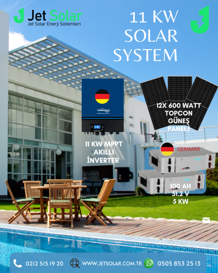 11 KW HAZIR SOLAR SET