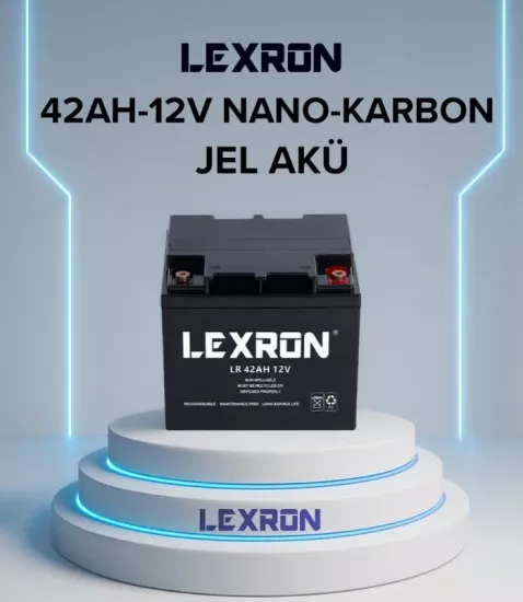 Lexron 42 amper jel akü 12V