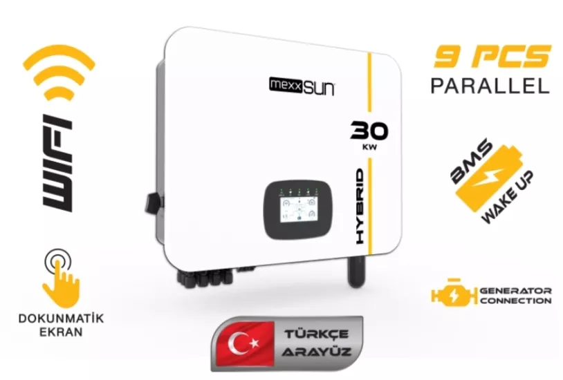 Mexxsun 30 KW Hibrit HV inverter