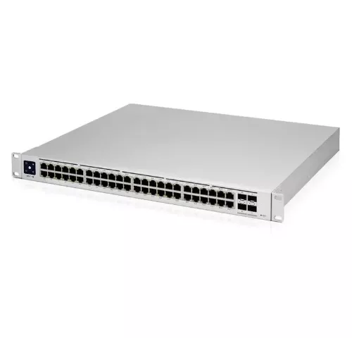 Ubiquiti Usw-pro-48-poe 48 Port Gigabit + 4x10gb Sfp Uplink 600w Poe Yöneti̇lebi̇li̇r Rackmount Switch