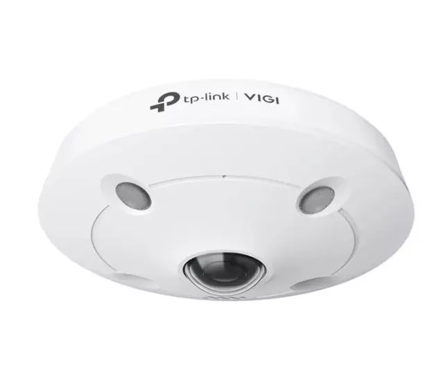 Tp-link Vigi Insight S655i 5mp 1.44mm Lens 360 Derece 10 Metre Ir Çi̇ft Yönlü Konuşma Ik10 Fisheye Ip Kamera