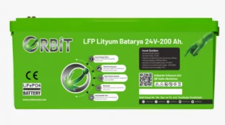 Orbit 24 Volt 210 Amper LiFepo4 Akü Abs Kasa