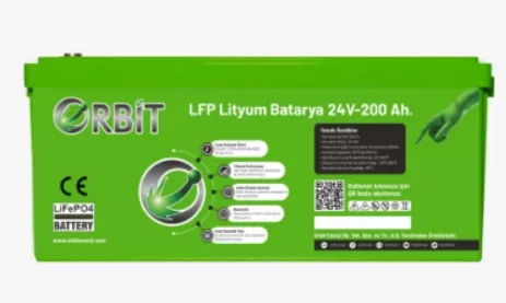 Orbit 24 V 210 Ah LiFePO4 Akü-Marin Tip-VP  