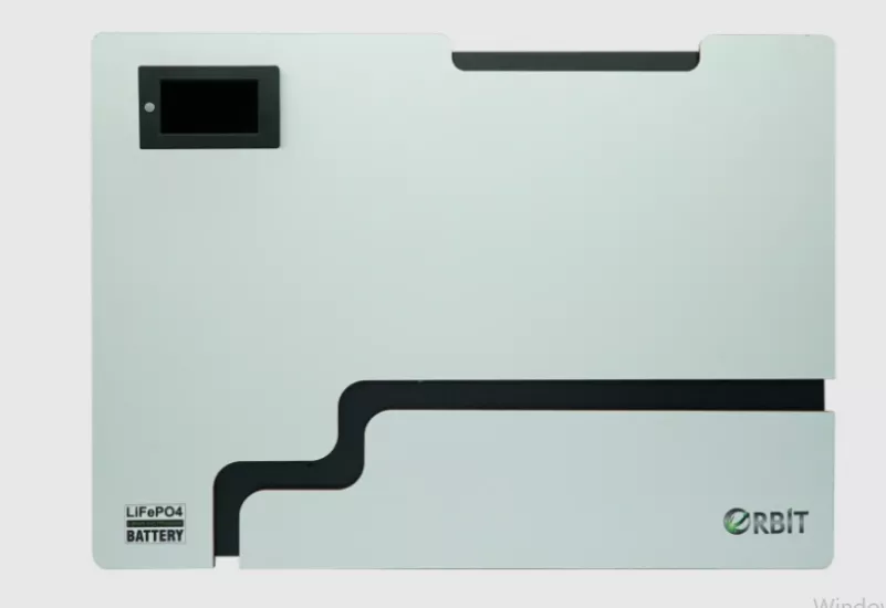  Orbit 48 V 100 Ah LiFePO4 Akü-Ekranlı Duvar Tipi  